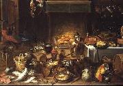 Jan Van Kessel Monkeys Feasting oil painting reproduction